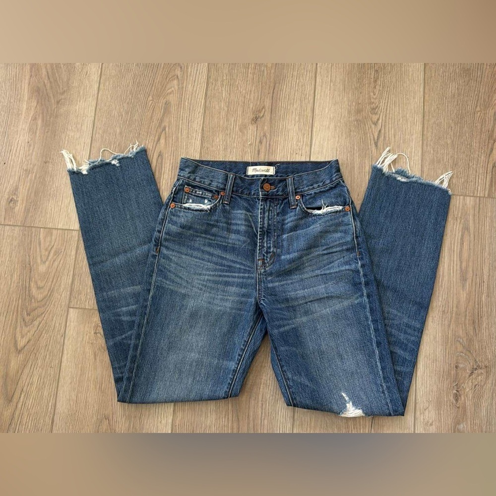 MADEWELL Blue Distressed Jeans 👖 🤎